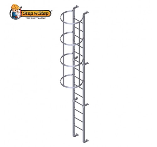 Aluminium Cat Ladder With Cage